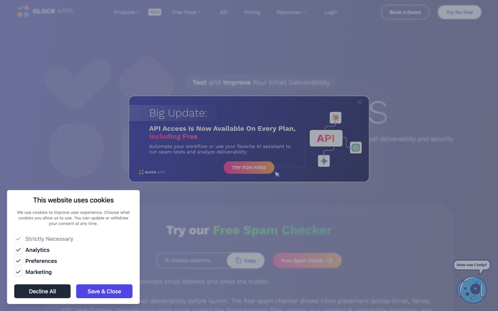 GlockApps inbox placement testing homepage